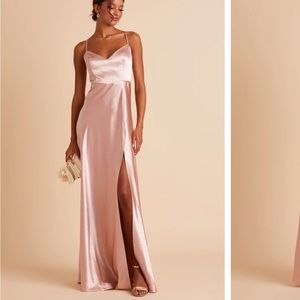 Birdy Grey Jay Satin Rose Gold Dress